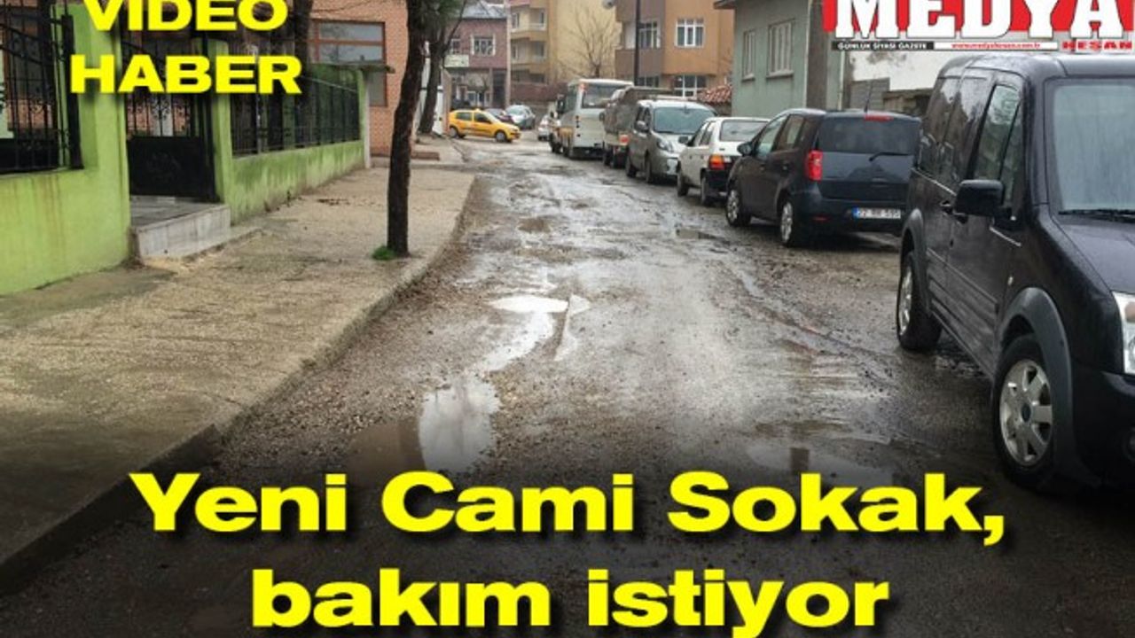 Yeni Cami Sokak, bakım istiyor