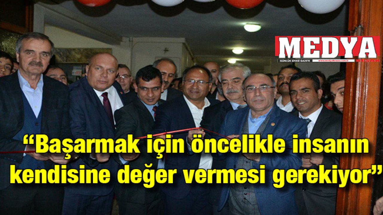 Purçu, federasyon açılışında konuştu: “Başarmak için öncelikle insanın kendisine değer vermesi gerekiyor”