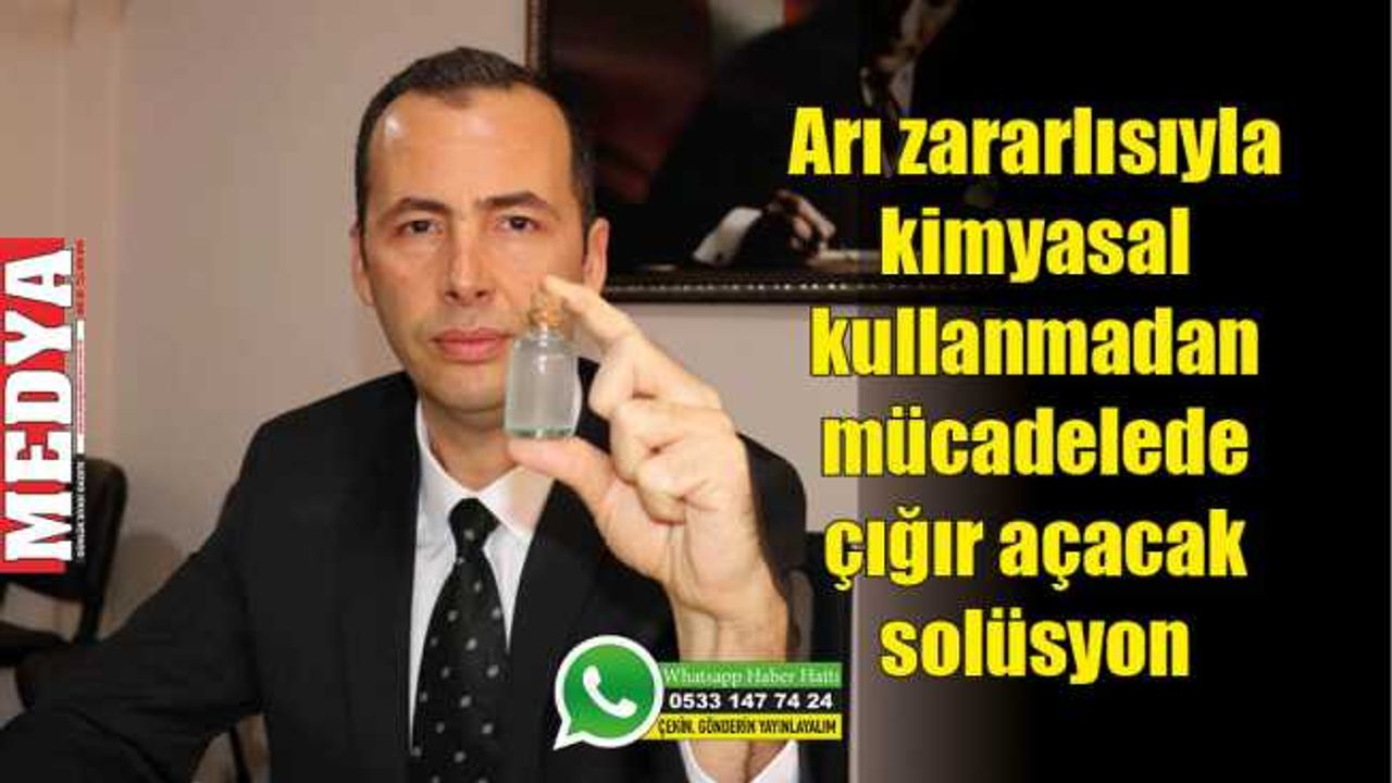 Arı zararlısıyla kimyasal kullanmadan mücadelede çığır açacak solüsyon  