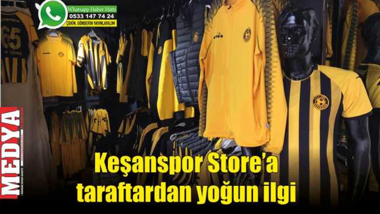 Keşanspor Store’a taraftardan yoğun ilgi