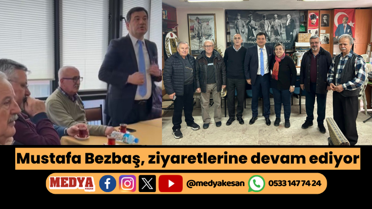 Mustafa Bezbaş, ziyaretlerine devam ediyor