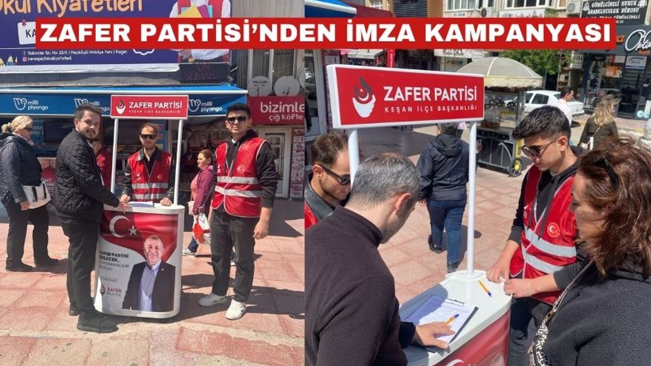 Zafer Partisi’nden Özdağ ve gençler için imza kampanyası