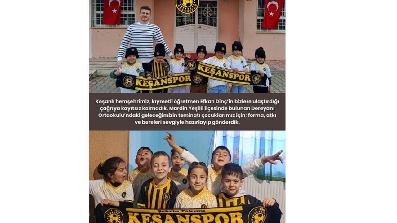 Keşanspor’dan Mardin’e gönül köprüsü