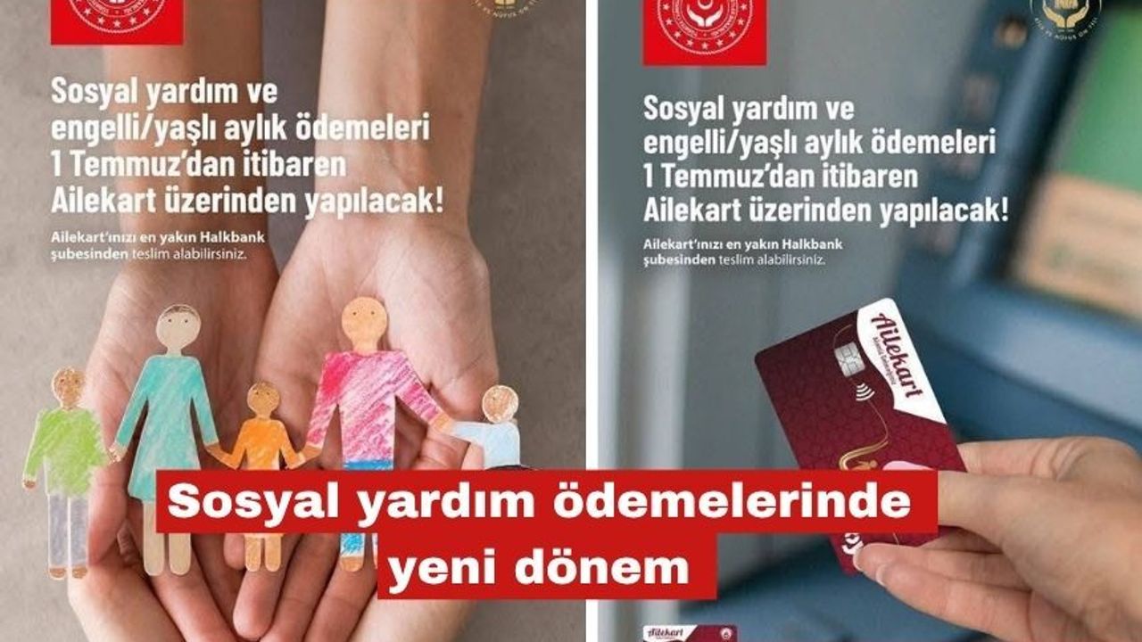 Sosyal yardım ödemelerinde yeni dönem