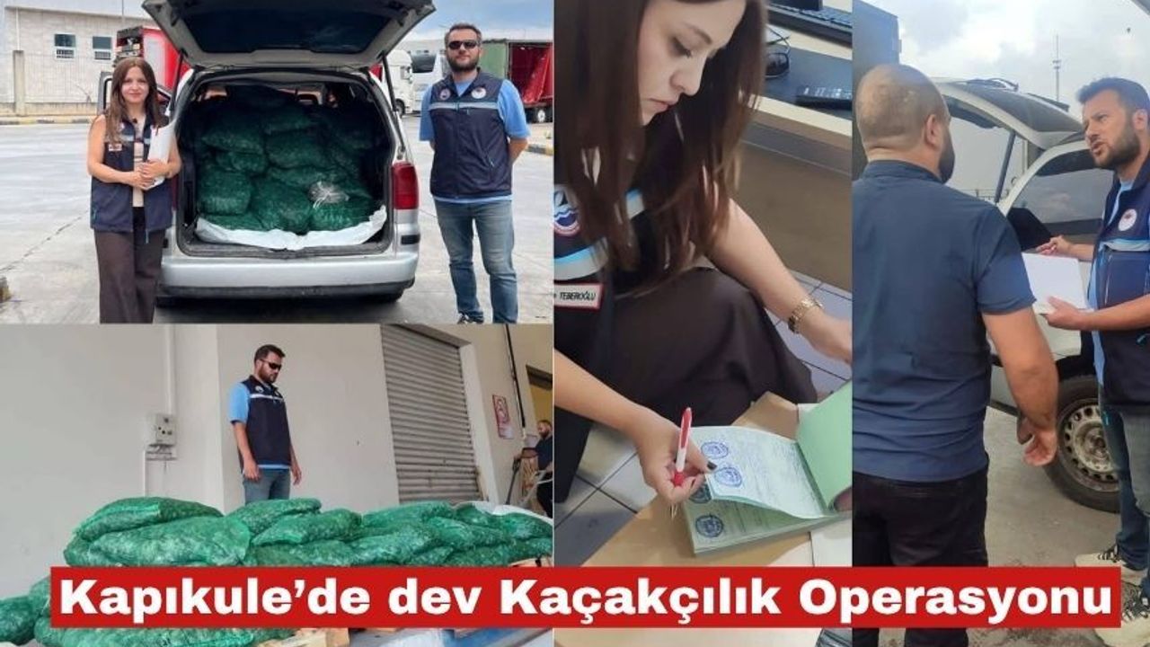Kapıkule’de dev Kaçakçılık Operasyonu
