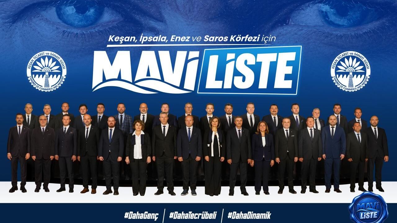 Keşan TSO’da Mavi liste meclis üyesi adaylarını açıkladı