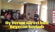 Oy verme süreci bitti heyecan başladı