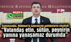 Hükümet’in hayvancılık politikalarını eleştirdi