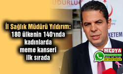 180 ülkenin 140'ında kadınlarda meme kanseri ilk sırada