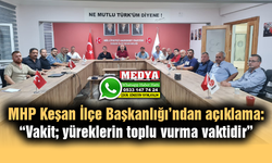 “Vakit; yüreklerin toplu vurma vaktidir”