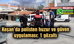 Polisten huzur ve güven uygulaması: 1 gözaltı