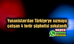 Yunanistan'dan Türkiye'ye sızmaya çalışan 4 terör şüphelisi yakalandı
