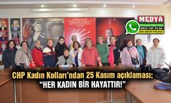 CHP Kadın Kolları’ndan 25 Kasım açıklaması