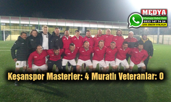 Keşanspor Masterler: 4 Muratlı Veteranlar: 0