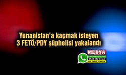 Yunanistan’a kaçmak isteyen 3 FETÖ/PDY şüphelisi yakalandı