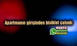 Apartmanın girişinden bisiklet çalındı