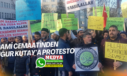 Cami cemaatinden Uğur Kutay’a protesto