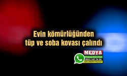 Evin kömürlüğünden tüp ve soba kovası çalındı