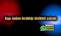 Kapı önüne bıraktığı bisikleti çalındı