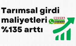 Tarımsal girdi maliyetleri %135 arttı