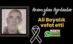 Ali Boyalık vefat etti (6 Ocak 2023)