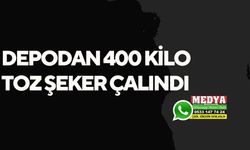 Depodan 400 kilo toz şeker çalındı