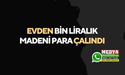 Evden bin liralık madeni para çalındı