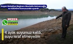 4 aylık suyumuz kaldı, suyu israf etmeyelim