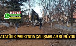 Atatürk Parkı’nda çalışmalar sürüyor