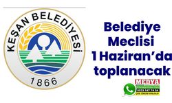 Belediye Meclisi 1 Haziran’da toplanacak