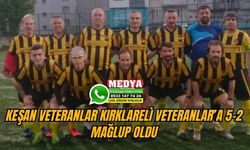Keşan Veteranlar Kırklareli Veteranlar’a 5-2 mağlup oldu