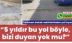 Türkmen Sokak sakinlerinden yol isyanı