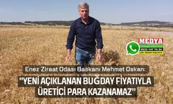 "Yeni açıklanan buğday fiyatıyla üretici para kazanamaz”