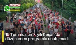 15 Temmuz’un 7. yılı Keşan’da düzenlenen programla unutulmadı