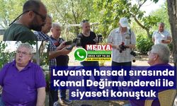 Lavanta hasadı sırasında Kemal Değirmendereli ile siyaseti konuştuk