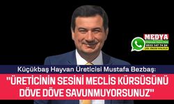 "Üreticinin sesini meclis kürsüsünü döve döve savunmuyorsunuz"