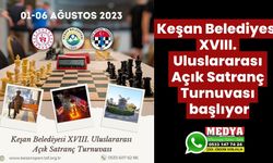 XVIII. Uluslararası Açık Satranç Turnuvası başlıyor