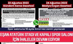 Spor salonuna 16 ayda ikinci kez zemin yapılacak