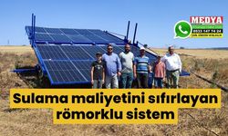 Sulama maliyetini sıfırlayan römorklu sistem