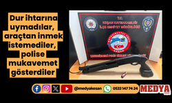 Dur ihtarına uymadılar, araçtan inmek istemediler, polise mukavemet gösterdiler