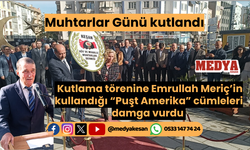 Kutlama törenine Emrullah Meriç’in kullandığı “Puşt Amerika” çıkışı damga vurdu