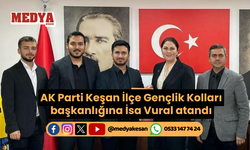 AK Parti Keşan İlçe Gençlik Kolları başkanlığına İsa Vural atandı