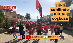 Erikli sahilinde 100. yıl coşkusu