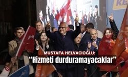 Mustafa Helvacıoğlu, Aşağı Zaferiye'de konuştu