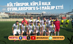 Kültürspor, Küplü Halk Oyunlarıspor’u 5-1 mağlup etti