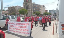 DİSK, İpsala Belediyesi’ndeki 58 işçinin hakları için eylem yaptı