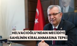 Mustafa Helvacıoğlu, Mecidiye sahili için açılan ihaleye tepki gösterdi