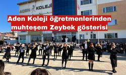 Aden Koleji öğretmenlerinden muhteşem Zeybek gösterisi