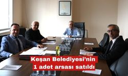 Keşan Belediyesi’ne ait taşınmaz ihalesi gerçekleştirildi