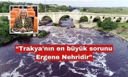 Trakya’nın en büyük sorunu Ergene Nehridir